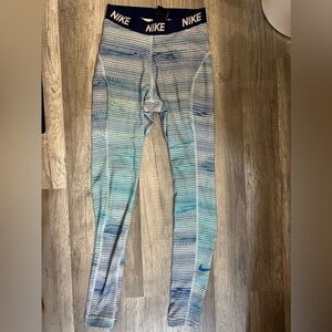 ✨Nike Multi Blue Running Leggings✨